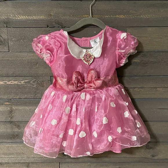 Minnie Mouse Pink Dress - Picture 2 of 4